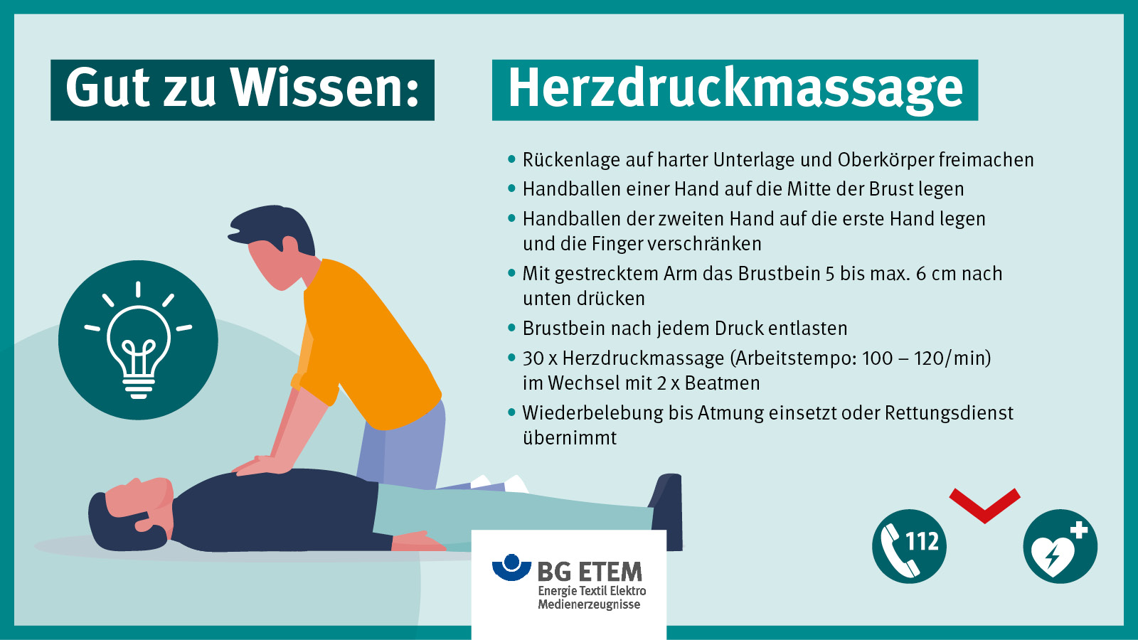Herzdruckmassage