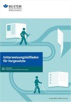 Unterweisungen sind wichtige Bausteine im zeitgemäßen Arbeitsschutz: In persönlichen Gesprächen zwischen Vorgesetzten und Mitarbeitenden sollen sichere Verhaltensweisen am Arbeitsplatz diskutiert und vermittelt werden. Mit ihrem Kurz-Leitfaden hilft die BG ETEM, Unterweisungen vorzubereiten.