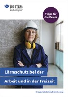 Lärm gehört für die meisten zum Alltag: auf der Baustelle, in der Werkstatt, beim Sport, auf Partys. Aber das Gehör gewöhnt sich nicht an Lärm, zu laute Geräusche können ihm schaden. Die Folgen können dauerhafte Geräusche im Ohr, Konzentrationsprobleme oder Schwerhörigkeit sein. Wer einmal schwerhörig ist, bleibt es auch. Deshalb ist es wichtig, das Gehör rechtzeitig zu schützen. Kurz gefasste Informationen zum Lärmschutz am Arbeitsplatz, zur Anwendung von Gehörschutzmitteln und zum verantwortungsbewussten Lärmverhalten auch in der Freizeit bietet die Kurzbroschüre.