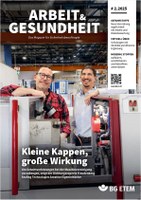 Wie man Schnittverletzungen bei der Maschinenreinigung vorbeugen kann, ist Schwerpunkt der Ausgabe.