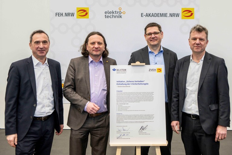 Arbeitssicherheit wird in E-Handwerken groß geschrieben Arbeitssicherheit wird in E-Handwerken groß geschrieben
