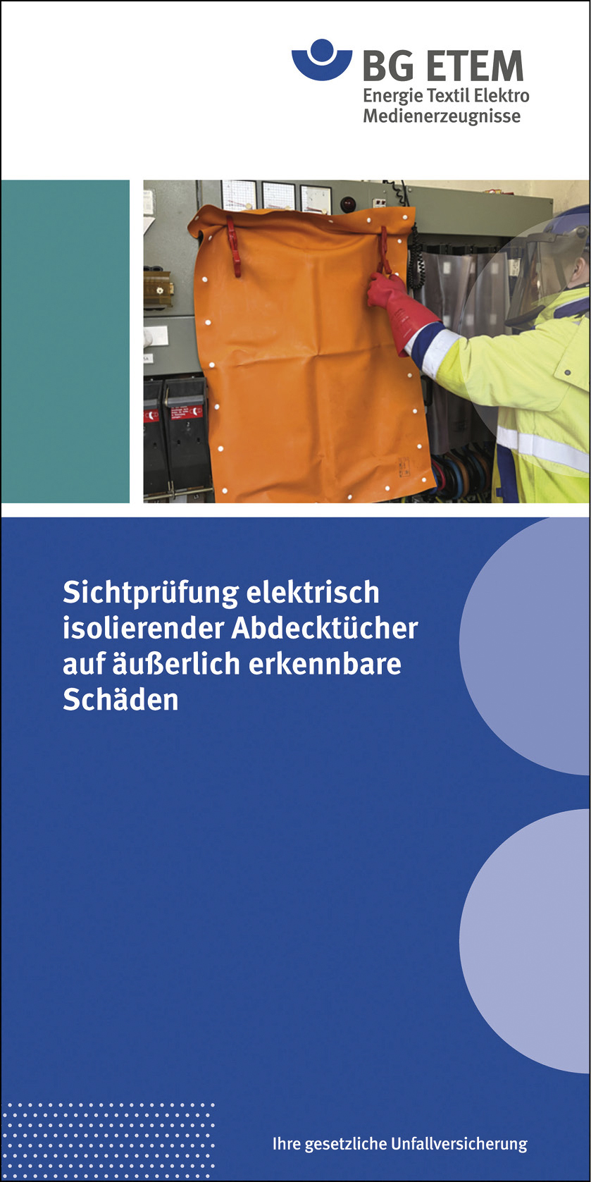 Sichtprüfung elektrisch isolierender Abdecktücher