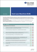 Hand-Laser-Maschinen Die neue Checkliste
