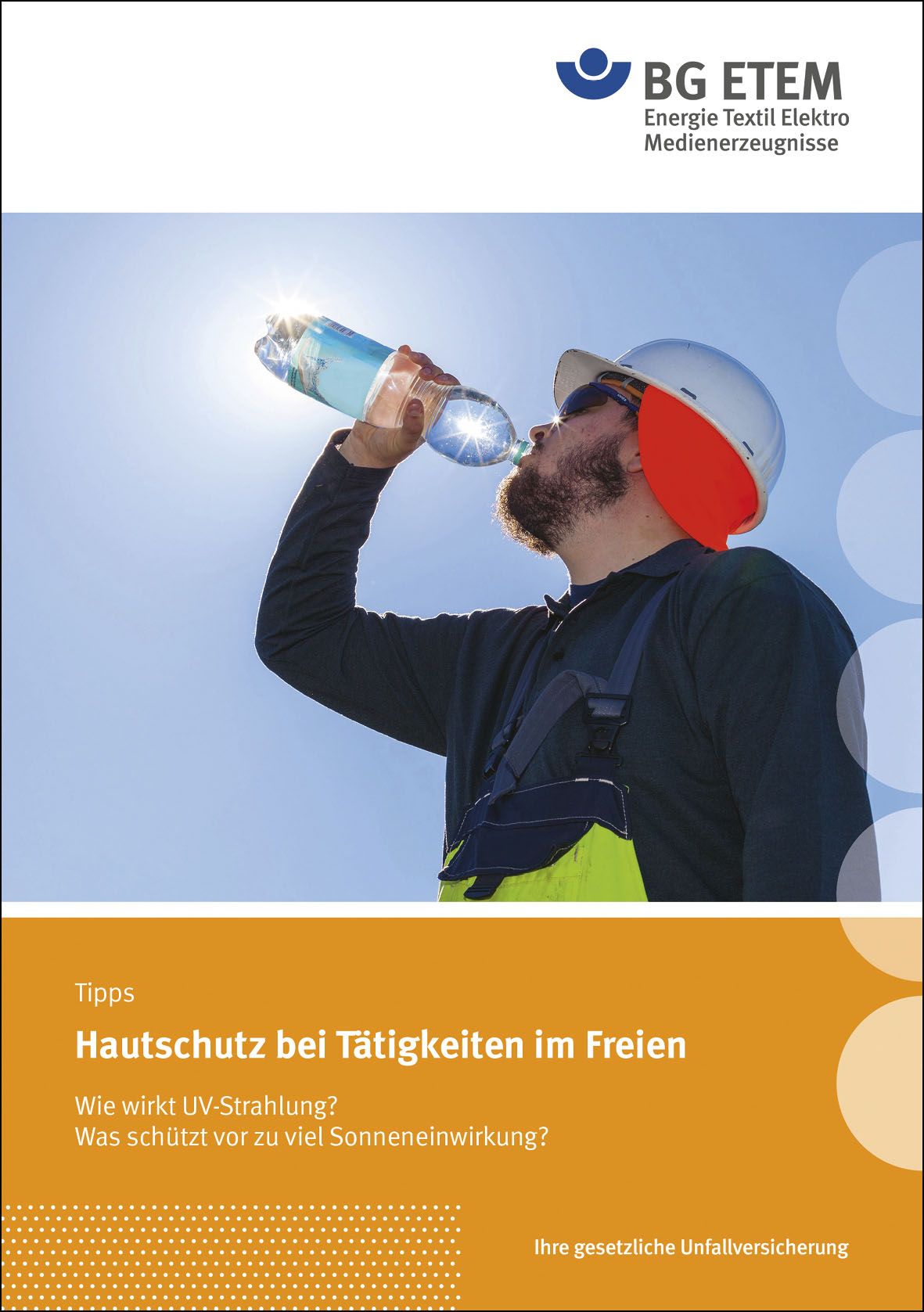 Kurzbroschüre zum Arbeiten im Freien